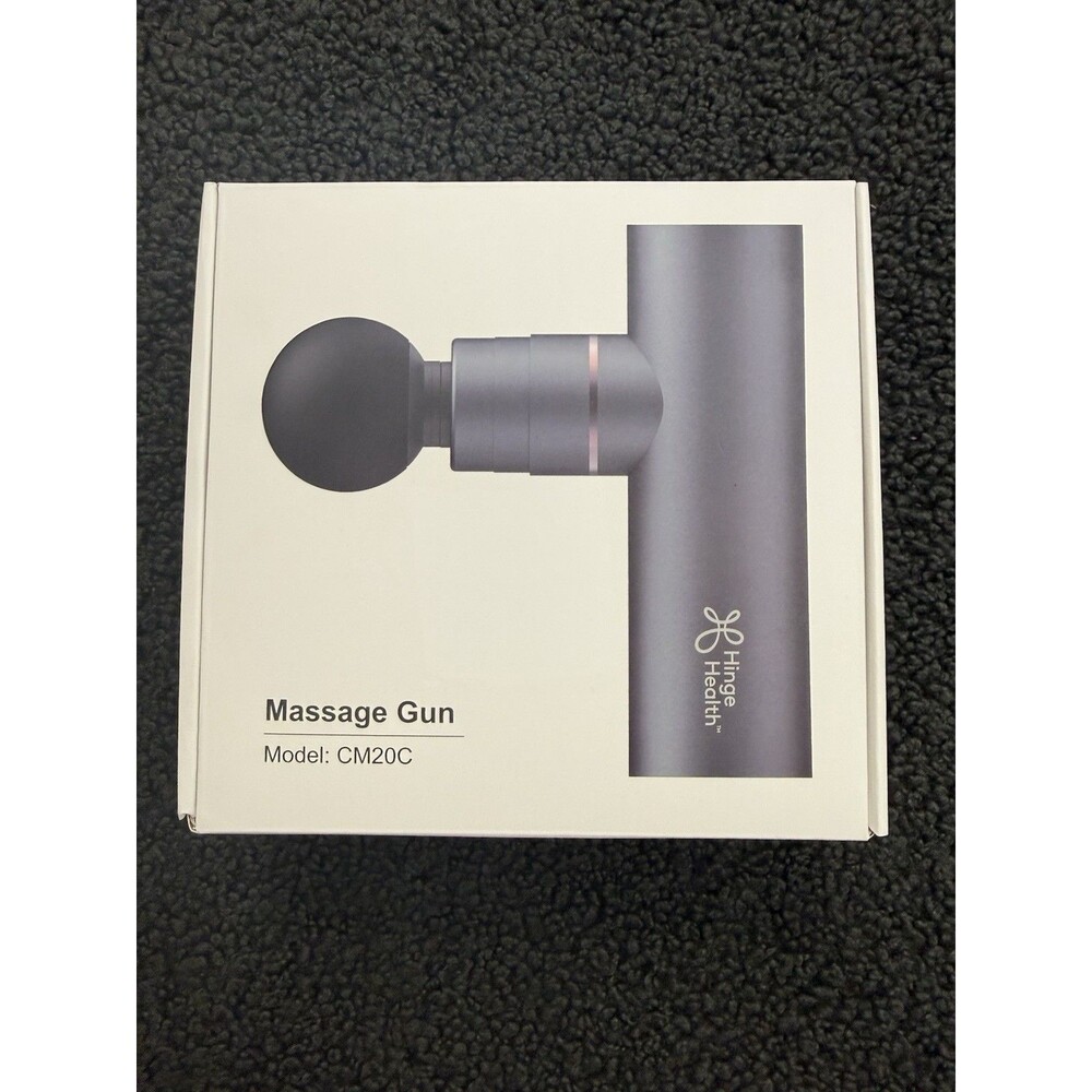 New  Hinge Health Massage Gun CM20C 4 Heads (Bullet, Ball, Flat, U-shape)